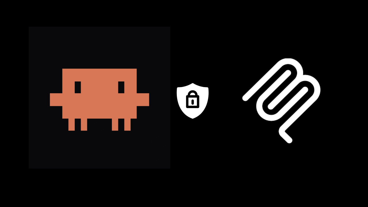 claude code icon with mcp logo and a security lock